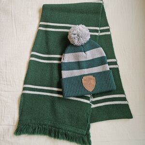 Slytherin Hat + Scarf Bundle